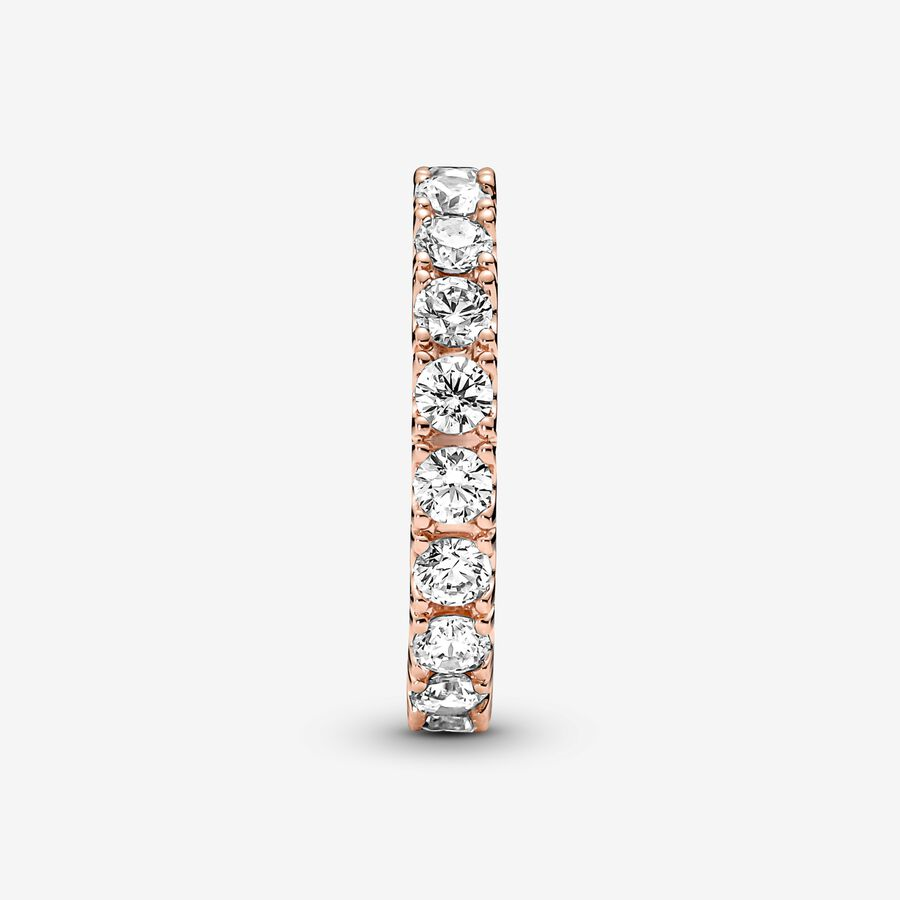 Pandora Timeless Sparkling Row Eternity Ring Size 7