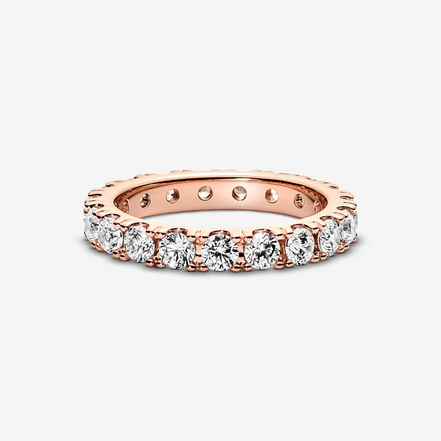 Pandora Timeless Sparkling Row Eternity Ring Size 7