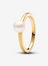 Pandora Essence Treated Freshwater Cultured Pearl Ring Size 6