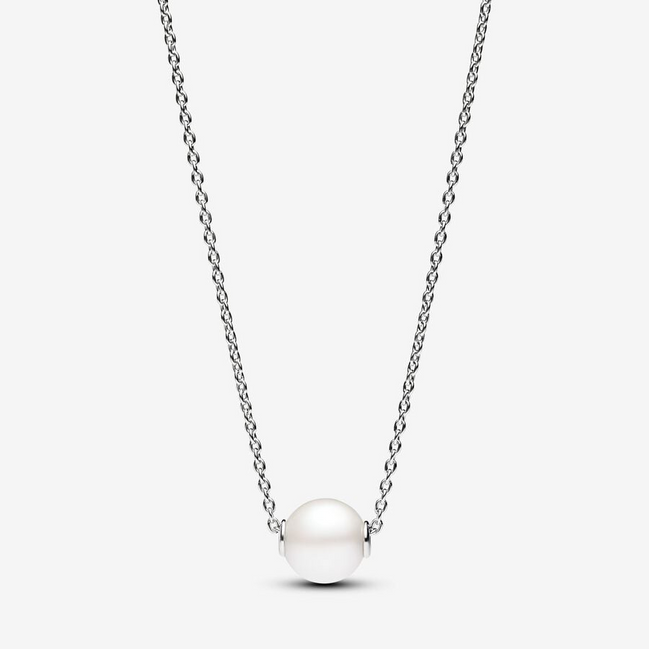 Pandora Timeless Treated Freshwater Cultured Pearl Collier Necklace