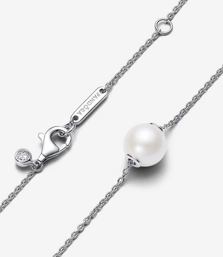 Pandora Timeless Treated Freshwater Cultured Pearl Collier Necklace