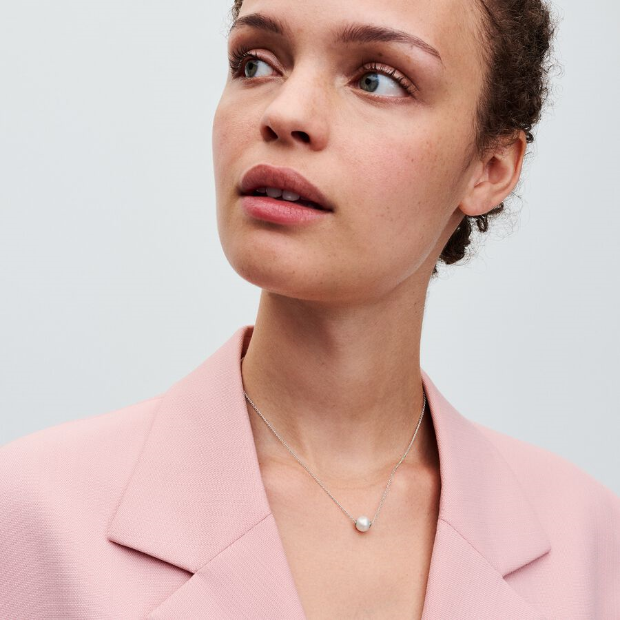 Pandora Timeless Treated Freshwater Cultured Pearl Collier Necklace