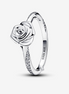 Pandora Moments Rose In Bloom Ring Size 7.5