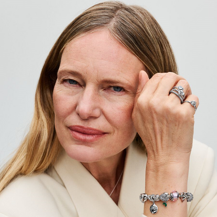 Pandora Moments Rose In Bloom Ring Size 7.5