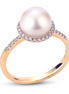 Imperial Pearl 14KT Yellow Gold Akoya Pearl Ring