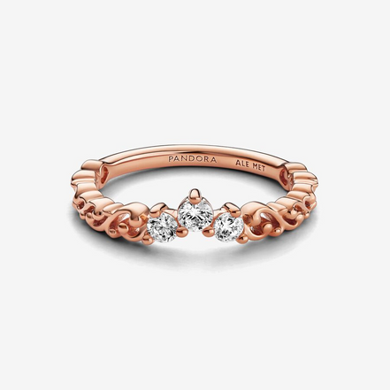 Pandora Timeless Regal Swirl Tiara Ring Size 6