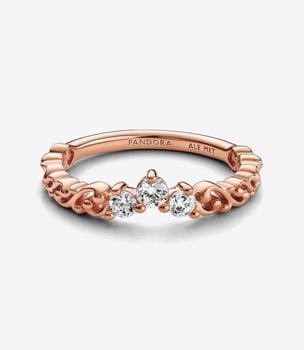 Pandora Timeless Regal Swirl Tiara Ring Size 6