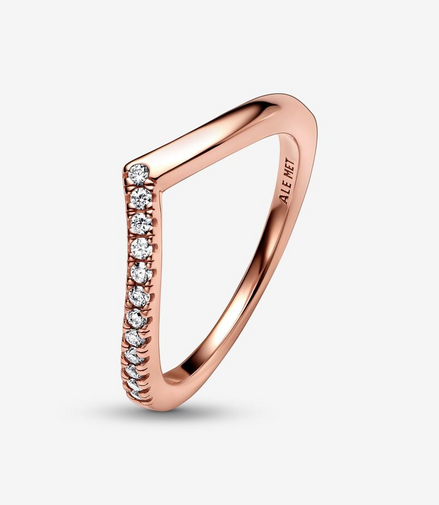 Pandora Timeless Wish Half Sparkling Ring Size 7