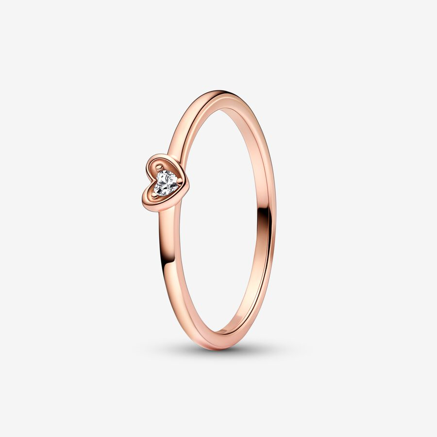 Pandora Moments Radiant Heart Ring Size 7.5
