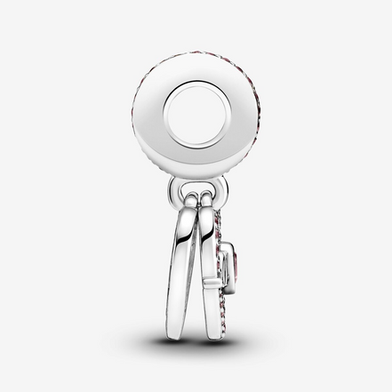 Pandora Moments Heart And Mom Dangle Charm