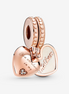 Pandora Moments Mother And Daughter Split Dangle