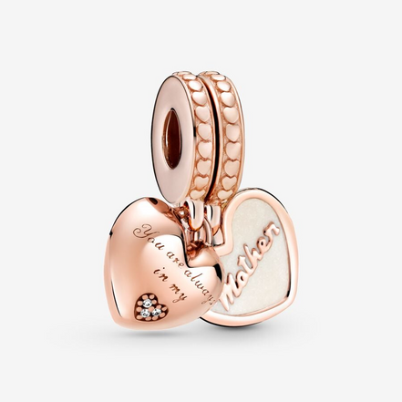Pandora Moments Mother And Daughter Split Dangle