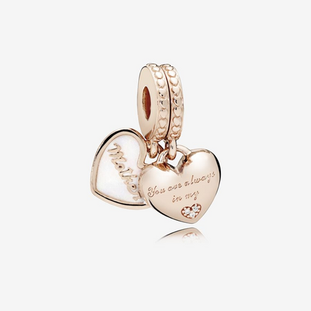 Pandora Moments Mother And Daughter Split Dangle