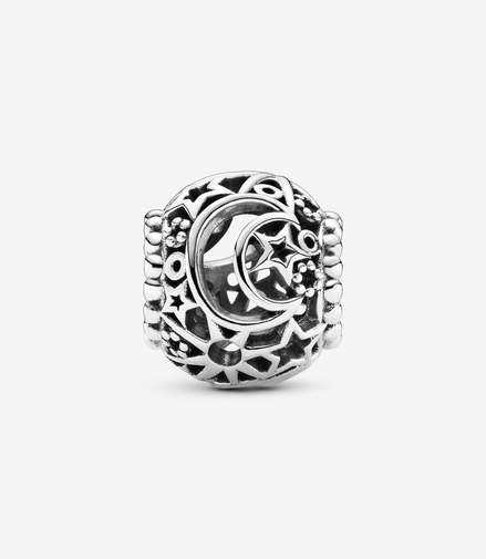 Pandora Moments Openwork Sun, Stars & Moon Charm