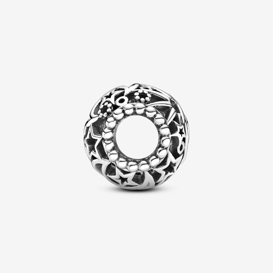 Pandora Moments Openwork Sun, Stars & Moon Charm
