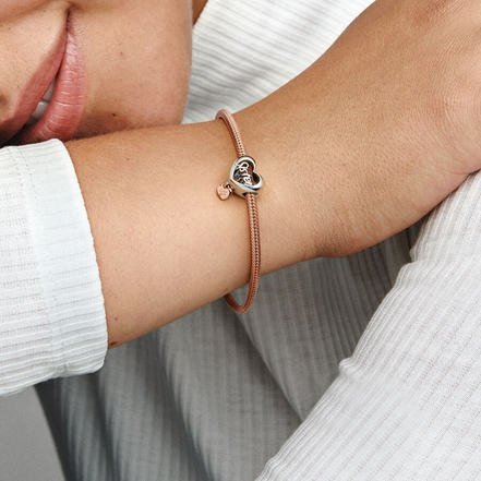 Pandora Moments" Love You Sister" Heart Charm