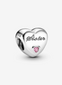 Pandora Moments Silver Sister Heart Charm