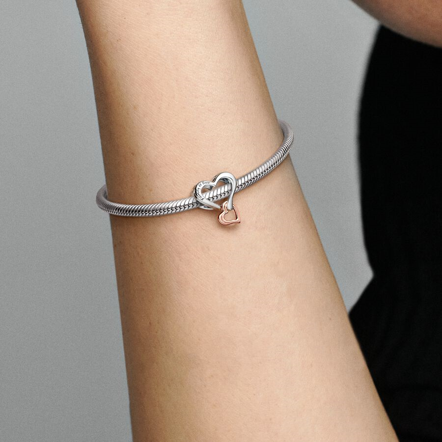 Pandora Moments Two-Tone Family Openwork 