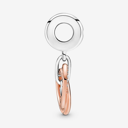 Pandora Moments "Family Always" Encircled Dangle Charm