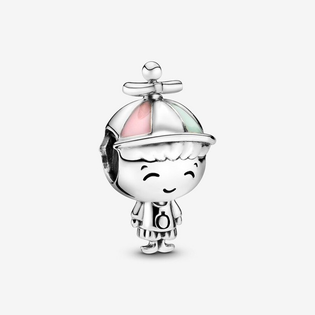 Pandora Moments Silver Little Boy Charm