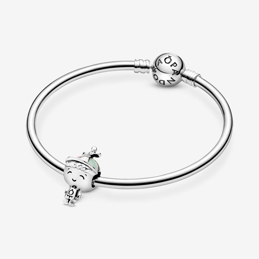 Pandora Moments Silver Little Boy Charm
