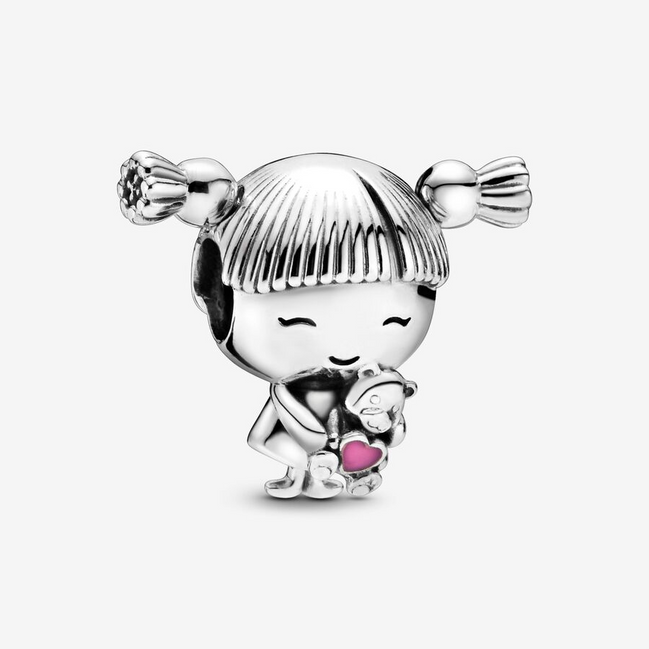 Pandora Moments Little Girl Silver Charm