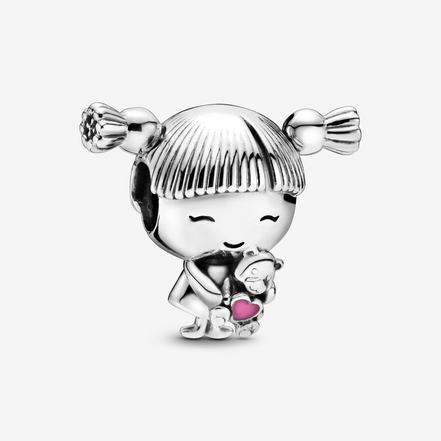Pandora Moments Little Girl Silver Charm