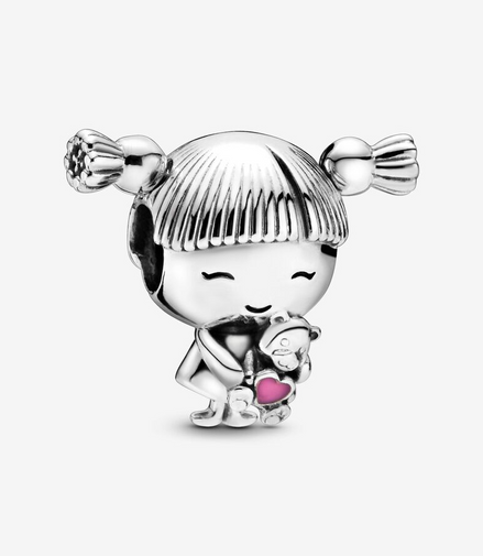 Pandora Moments Little Girl Silver Charm