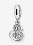Pandora Moments Forever Friends Heart Silver Dangle Charm