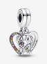 Pandora Moments "True Friends" Puzzle Piece Hearts Splittable Friendship Dangle Charm