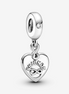 Pandora Moments Silver Friends Forever Heart Dangle Charm