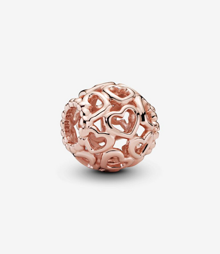 Pandora Moments Openwork Hearts Charm