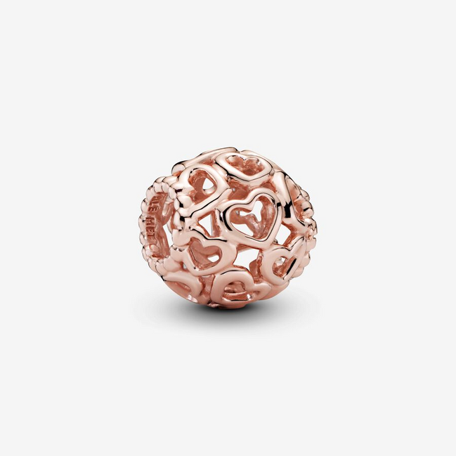 Pandora Moments Openwork Hearts Charm