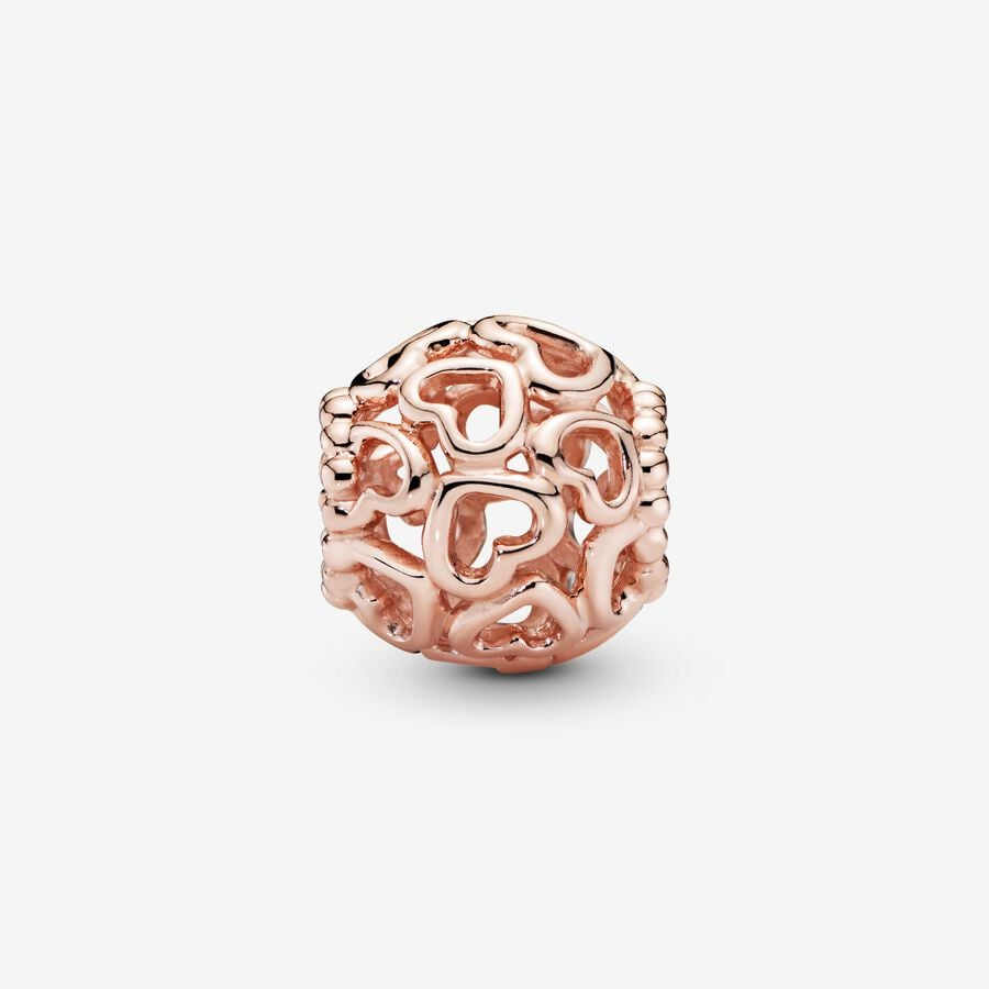 Pandora Moments Openwork Hearts Charm