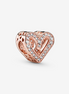Pandora Moments Sparkling Freehand Heart Charm