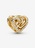 Pandora Timeless Sparkling Entwined Hearts Charm