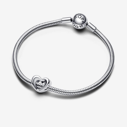 Pandora Moments Radiant Open Heart Charm
