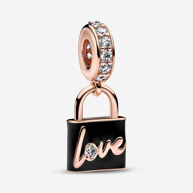 Pandora Moments Love Padlock Dangle Charm