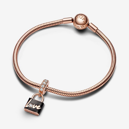 Pandora Moments Love Padlock Dangle Charm