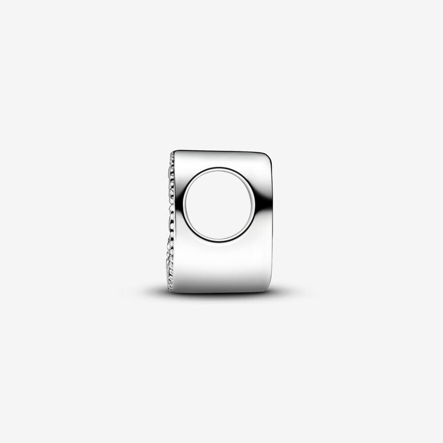 Pandora Moments Silver Letter C Alphabet Charm