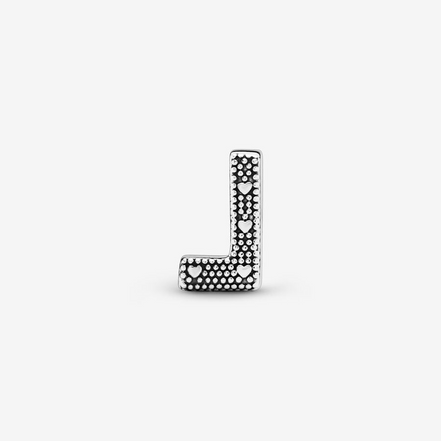 Pandora Moments Letter L Silver Charm