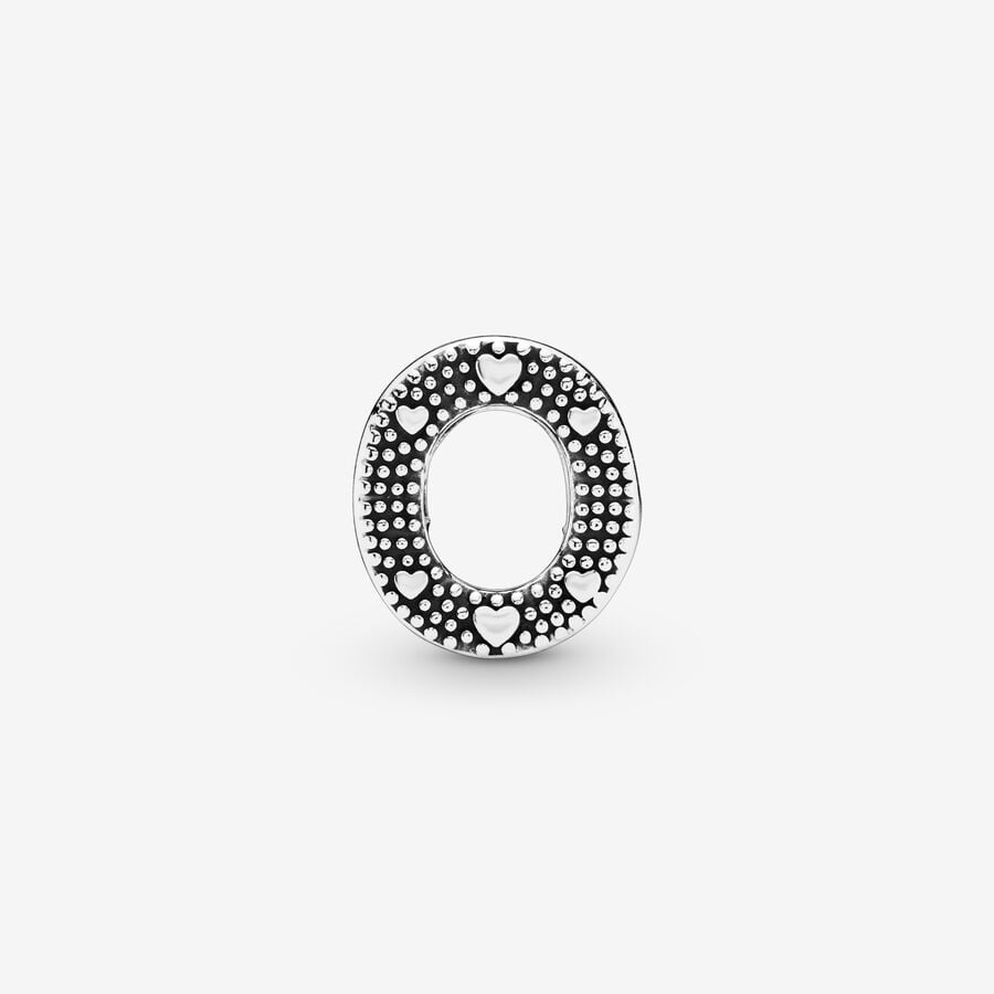 Pandora Moments Letter O Silver Charm