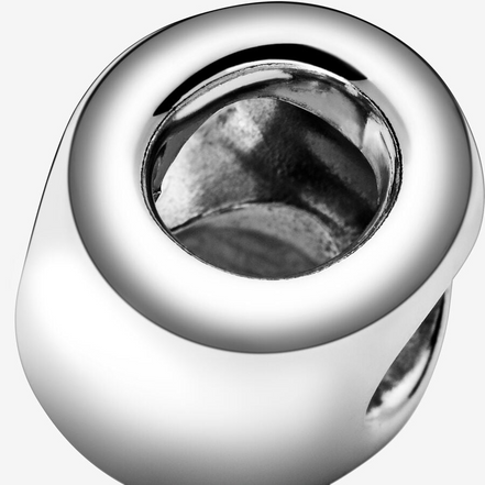 Pandora Moments Letter O Silver Charm