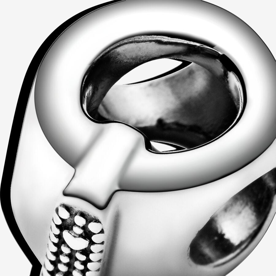 Pandora Moments Letter Q Silver Charm