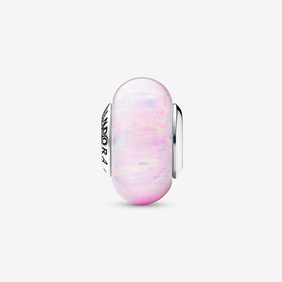 Pandora Moments Opalescent Pink Murano Charm