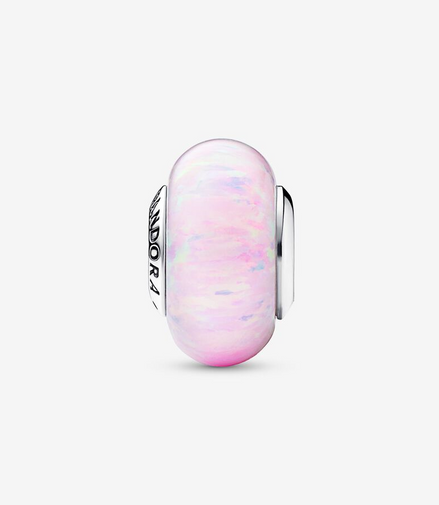 Pandora Moments Opalescent Pink Murano Charm