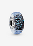 Pandora Moments Wavy Dark Blue Murano Glass Ocean Charm