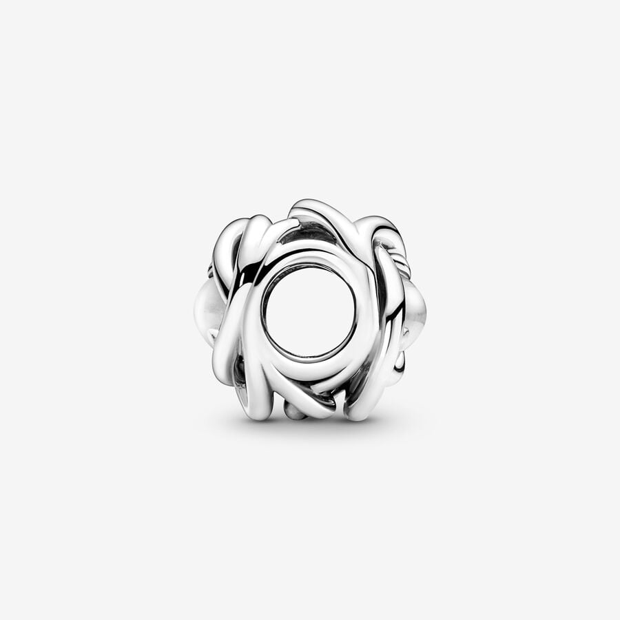 Pandora Moments April Clear Eternity Circle Charm