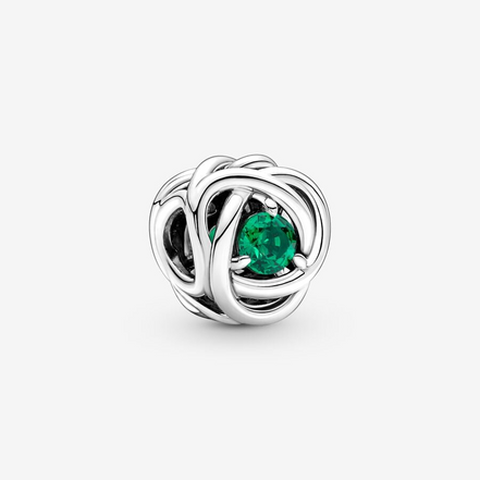 Pandora Moments May Green Eternity Circle Charm
