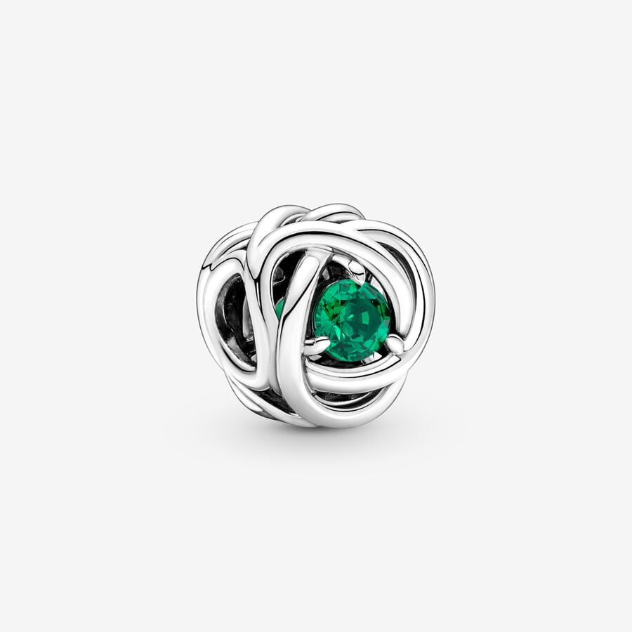 Pandora Moments May Green Eternity Circle Charm